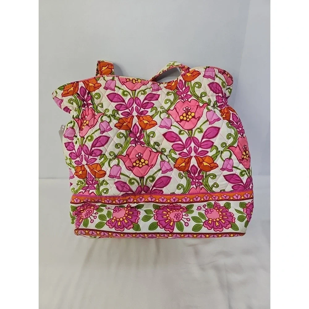 Vera Bradley - Lilli Belle‎ - Medium Size Basket / Craft Tote -